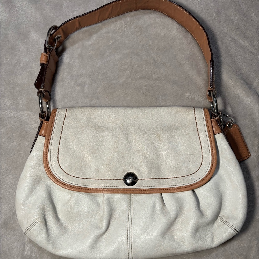 Coach Soho pleated flap shoulder bag
